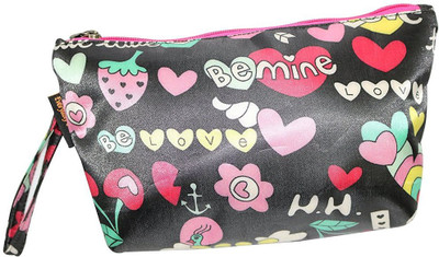 

Everyday Desire Multipurpose Cosmetic Makeup Pouch For Women - Love Hearts Travel Toiletry Kit(Multicolor)