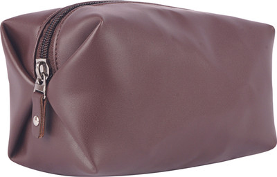 

Bags R Us Leatherette Travel Kit Travel Toiletry Kit(Brown)