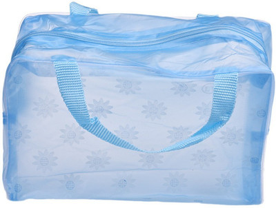

Futaba PVC Printed Pouch Travel Toiletry Kit(Blue)