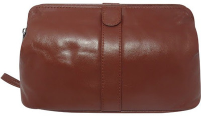 Chimera Leather 3653 Travel Toiletry Kit(Maroon)