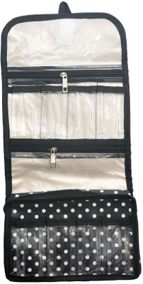 

Pretty Krafts Multifunction Cosmetic Bag Travel Toiletry Kit(Black)