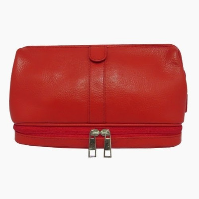 

Chimera Leather 3609 Travel Toiletry Kit(Red)