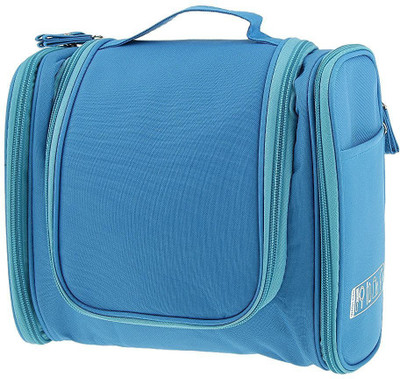 

Royaldealshop TOTE Make-up Cosmetic Carry Case Hanging Organizer Travel Toiletry Kit(Blue)
