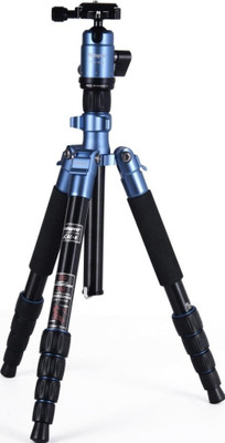 

Fotopro X4i-E Aluminium Ultra Compact Tripod Kit with FPH-42Q Ball Head Blue(Blue, Supports Up to 8000 g)