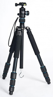 

Fotopro CT-5A 4in1 Composite Tripod Change to Tripod, Mini Tripod, Monopod & Cane(Black, Supports Up to 8000 g)