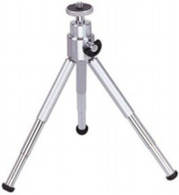 

Mobilegear 10 Inch Metal Tripod for Mobiles & Pocket Digital Camera With Extendable Legs & Ball Tilt Head(Silver, Supports Up to 500 g)