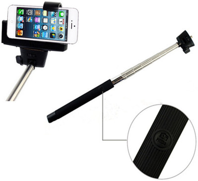 

Aeoss Bluetooth Wireless Mobile & Camera Shutter Monopod Photograph & Video Yourself Monopod Kit(Black, Supports Up to 169 g)
