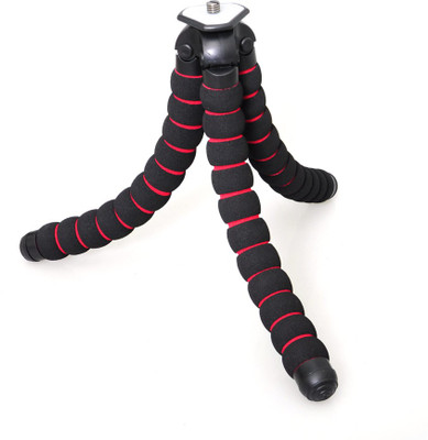

Axcess Octopus Gorilla Soft Flexible For Digital Camera Video Camcorder Stand Medium Tripod(Black, Red, Supports Up to 1000 g)