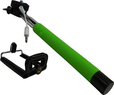 

Amaze Mobile New Universal Selfie Stick Handheld For All Mobile Selfie Stick(Green, Supports Up to 500 g)