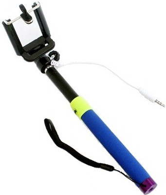 

Mobilegear Selfie Stick With In-Built Bluetooth Clicker Selfie Stick(Black, Supports Up to 500 g)