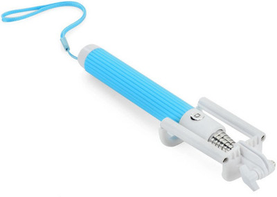 

Apphome App Shot-Y Selfie Stick(Blue, Supports Up to 350 g)
