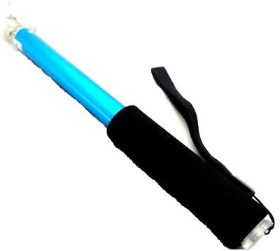 

Mobilegear Premium Quality Selfie Stick without Bluetooth Clicker Selfie Stick(Blue, Supports Up to 500 g)