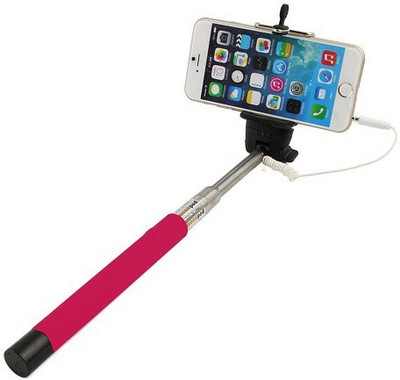 

Casotec 269008 Wired Selfie������������Stick Selfie Stick(Pink, Supports Up to 300 g)