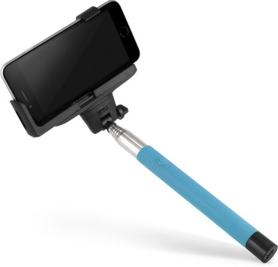 

Kuboq i.mee RoliPod Universal Selfie Stand with Bluetooth Shutter Selfie Stick(Blue, Supports Up to 500 g)