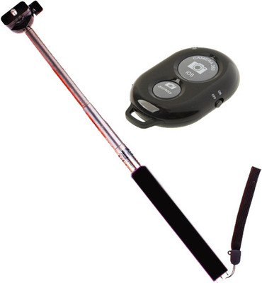 

BikeStuff B-SS1 Selfie Stick(Black, Supports Up to 500 g)