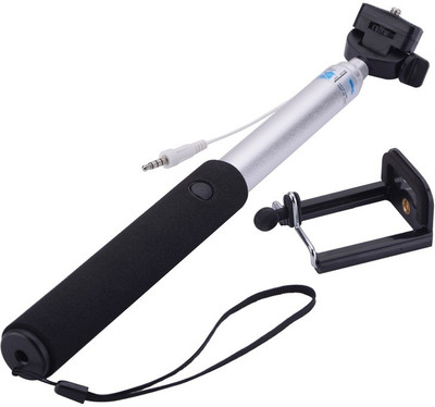 

Your Deal Cable Selfie Stick(Silver)