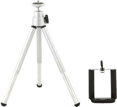 

Finger's 10 Inch For Mobiles & Pocket Digital Camera With Extendable Legs & Ball Tilt Head(Silver, Supports Up to 1000 g)