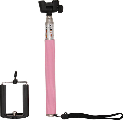 

Indus Basic Make Selfie Stick(Pink, Black, Supports Up to 30000 g)