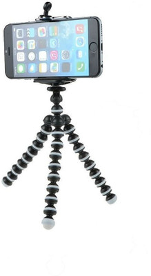 Shrih Universal Mobile Flexible Stand Mini Tripod Black, Supports Up to 1000 g