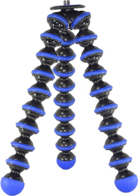

Ozure Flexible Stand Tripod(Black, Blue, Supports Up to 300 g)