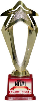 Box 18 WORLDS NO#1 KARAOKE SINGER Trophy(M) available at flipkart for Rs.499
