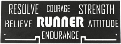 

Runwynd Resolve, Courage, Believe Runner Medal Hanger Trophy(L)