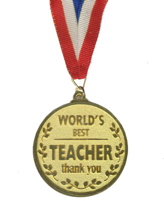 

Atpata Funky World'S Best Teacher Gold Medal Medal(M)