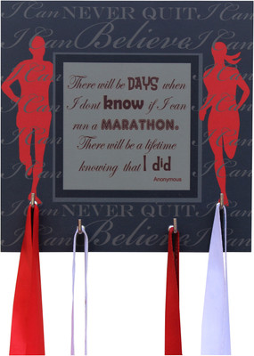 

Runwynd I Ran A Marathon Medal Hanger - Black Medal(M)