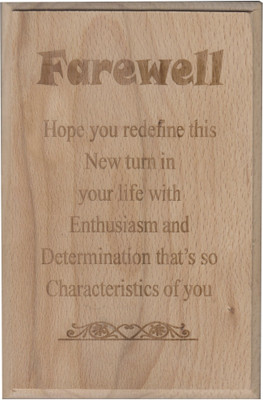 

Atpata Funky FAREWELL Certificate Award Trophy(S)