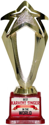 Box 18 BEST KARAOKE SINGER IN THE WOLRD 800 Trophy(M) available at flipkart for Rs.499
