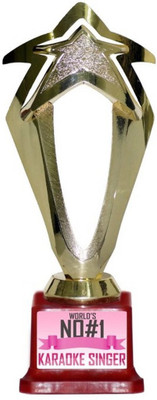 Box 18 WORLDS NO#1 KARAOKE SINGER 1307 Trophy(M) available at flipkart for Rs.499