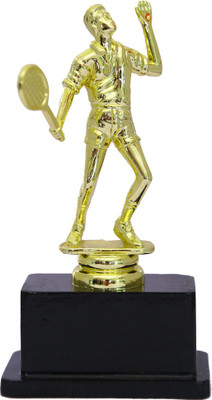 

Trophy Emporium 3D Golden Badminton Trophy Trophy(M)