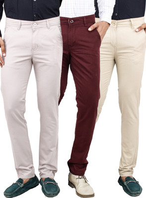 

Uber Urban Slim Fit Men's Multicolor Trousers