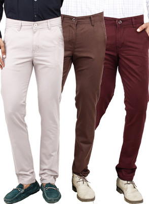 

Uber Urban Slim Fit Men's Multicolor Trousers