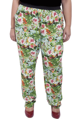 

LASTINCH Regular Fit Women's Multicolor Trousers