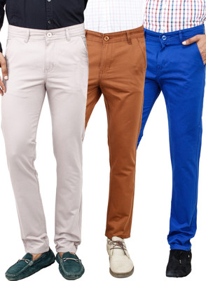 

Uber Urban Slim Fit Men's Multicolor Trousers