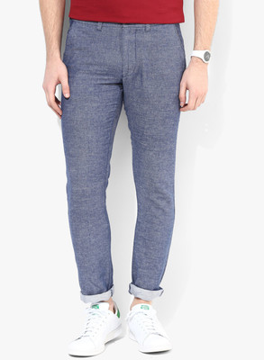 

Jack & Jones Slim Fit Men's Blue Trousers, Blue wing teal