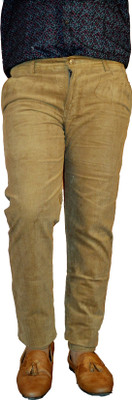 united polo hills Slim Fit Men Brown Trousers