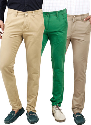 

Uber Urban Slim Fit Men's Multicolor Trousers