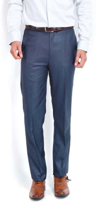 AD & AV Regular Fit Men Black Trousers