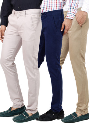 

Uber Urban Slim Fit Men's Multicolor Trousers