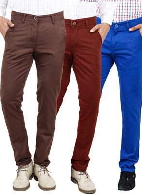 Uber Urban Slim Fit Men's Multicolor Trousers