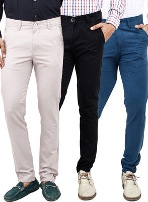 

Uber Urban Slim Fit Men's Multicolor Trousers