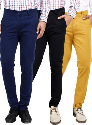 

Uber Urban Slim Fit Men's Multicolor Trousers