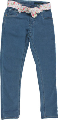 

United Colors of Benetton. Skinny Fit Girls Blue Trousers, 902