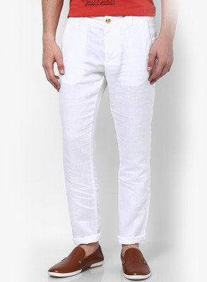 

Jack & Jones Slim Fit Men's White Trousers