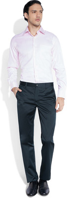 Park Avenue Skinny Fit Men's Blue Trousers, Dark blue