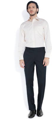 

Park Avenue Regular Fit Men's Blue Trousers, Dark blue