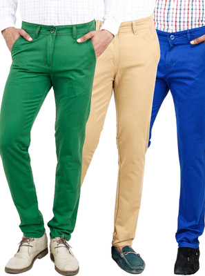 Uber Urban Slim Fit Men's Multicolor Trousers