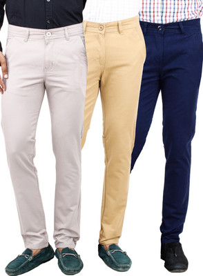 

Uber Urban Slim Fit Men's Multicolor Trousers